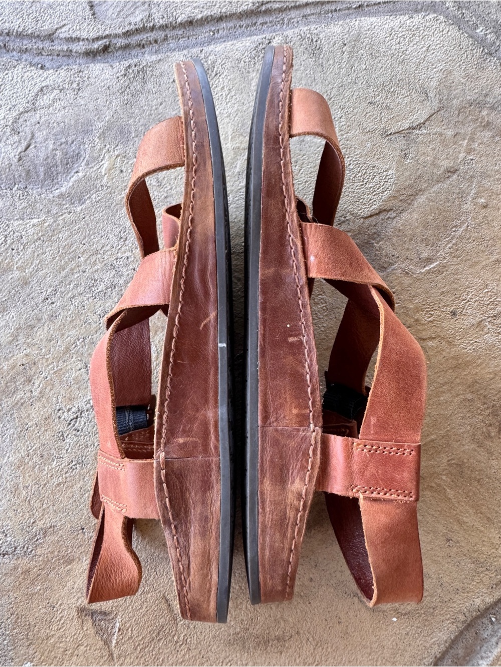 Chaco Wayfarer Leather Strappy Sandals Rust Brown Women’s 9 EU 40 - Picture 10 of 11